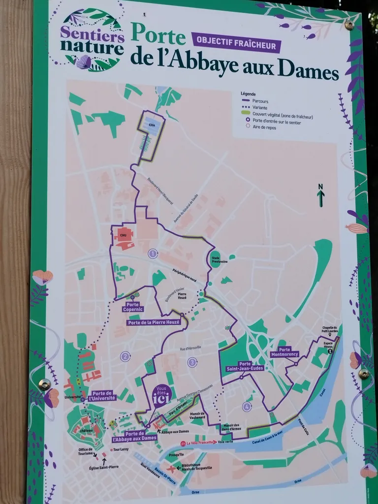 Porte de l'Abbaye aux Dames : Objectif fraicheur à Caen