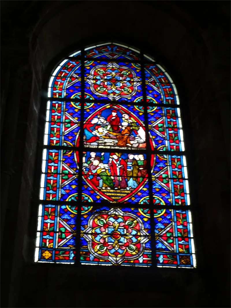 Vitrail Baie D dans la Cathédrale Saint-Pierre de Lisieux