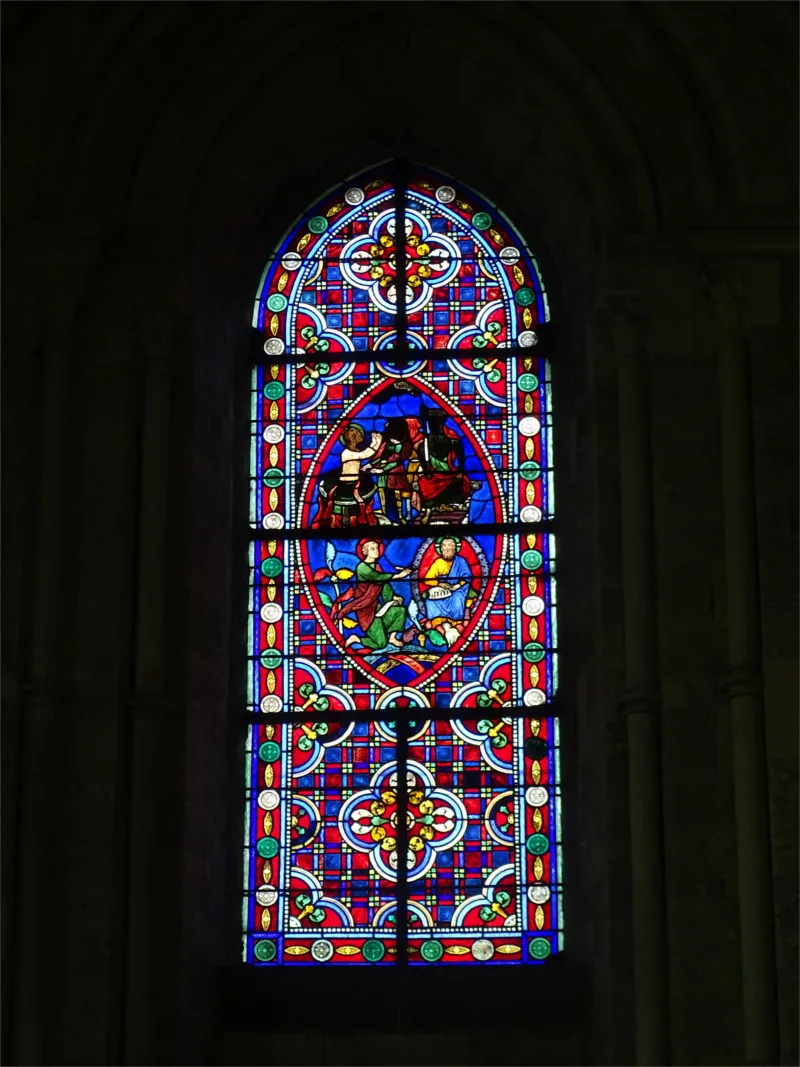 Vitrail Baie K dans la Cathédrale Saint-Pierre de Lisieux