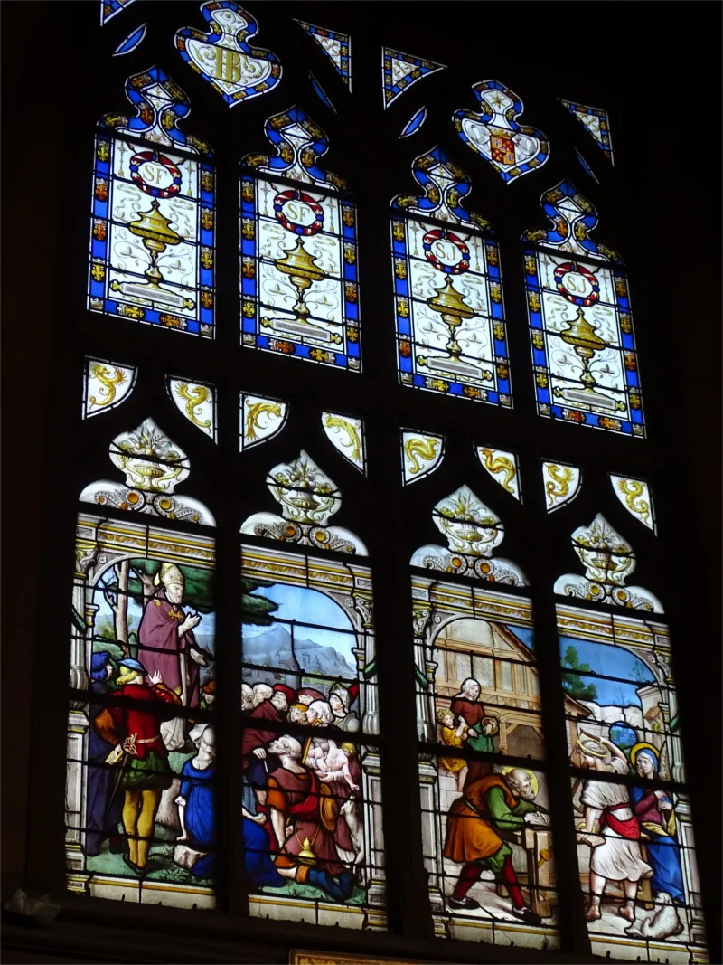 Vitrail Baie A de l'Église Sainte-Catherine d'Honfleur