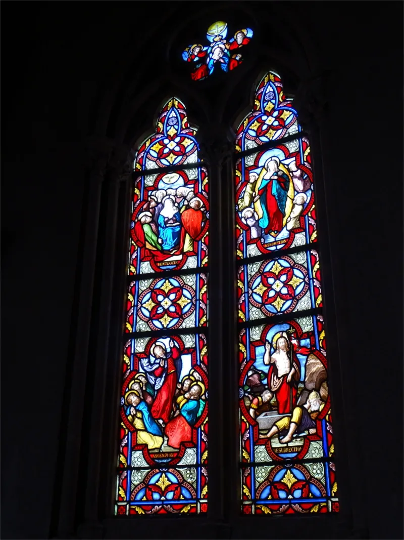 Vitrail Baie L dans l'Église Notre-Dame de Dozulé