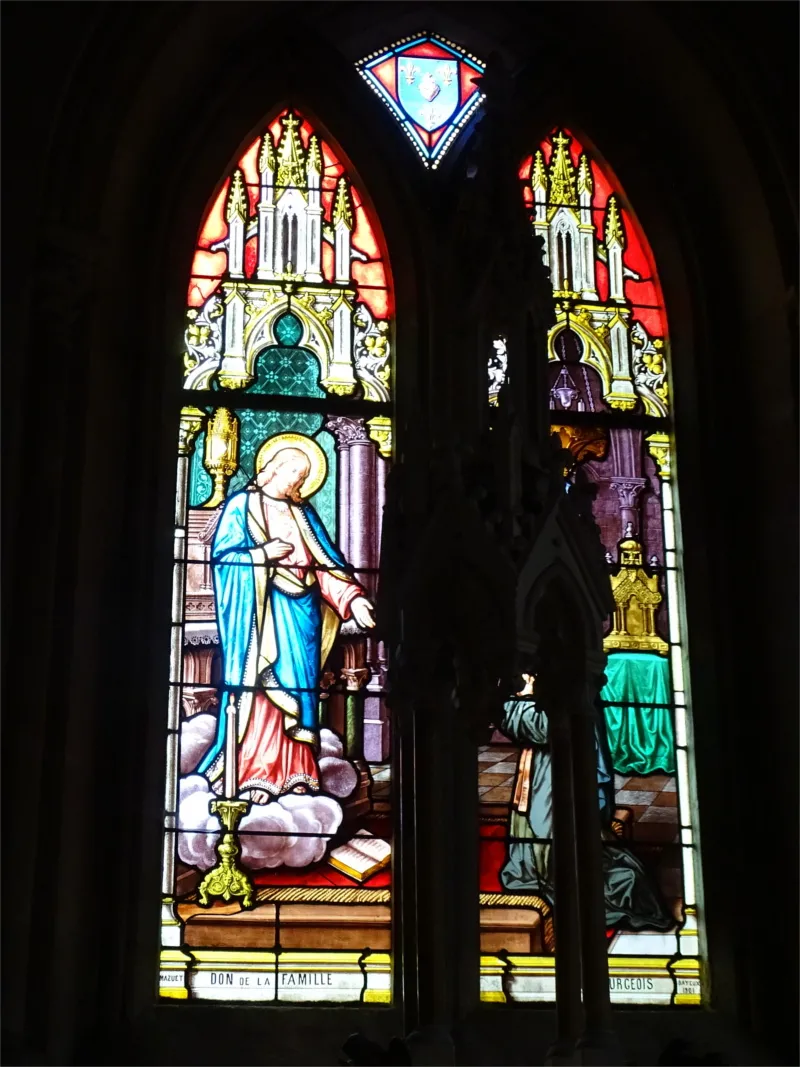 Vitrail Baie W dans l'Église Notre-Dame de Dozulé