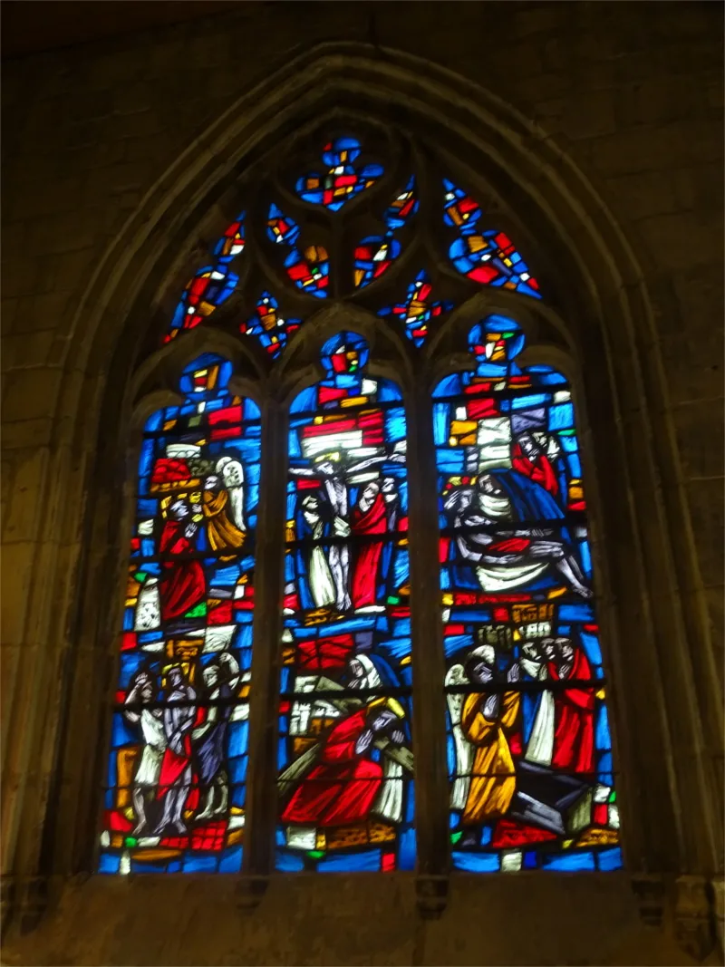 Vitrail Baie C de l'Église Saint-Georges de Caen