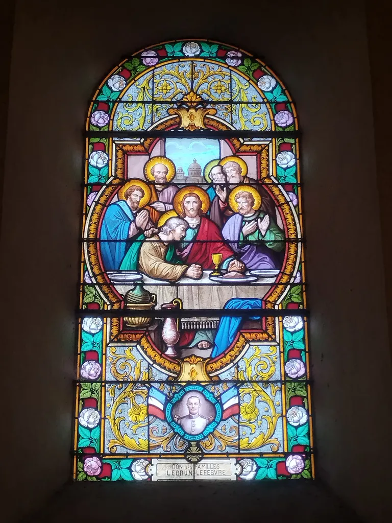 Vitrail Baie 7 dans l'Église Notre-Dame de Litteau