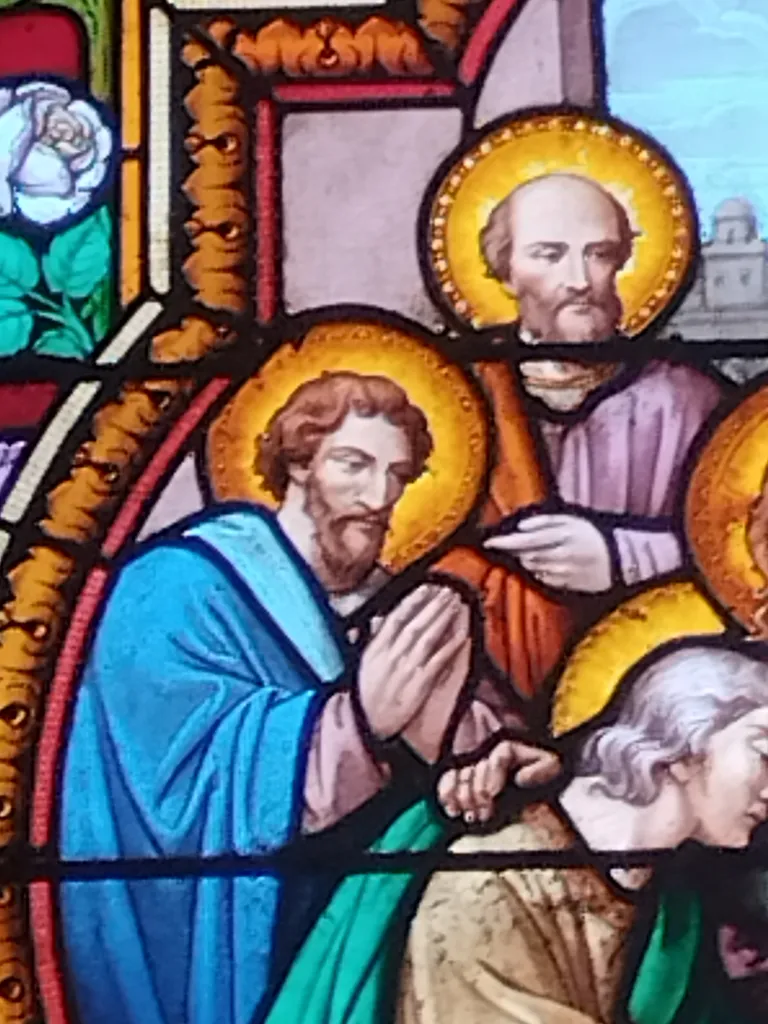 Vitrail Baie 7 dans l'Église Notre-Dame de Litteau