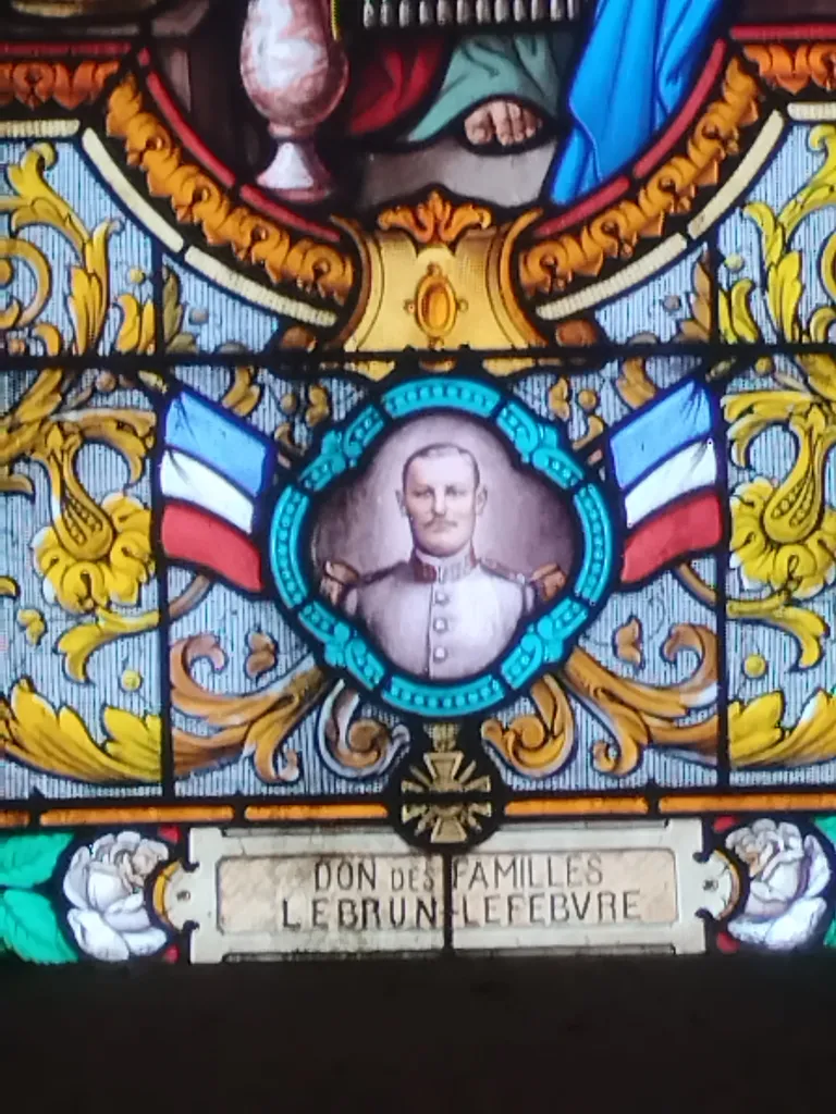 Vitrail Baie 7 dans l'Église Notre-Dame de Litteau