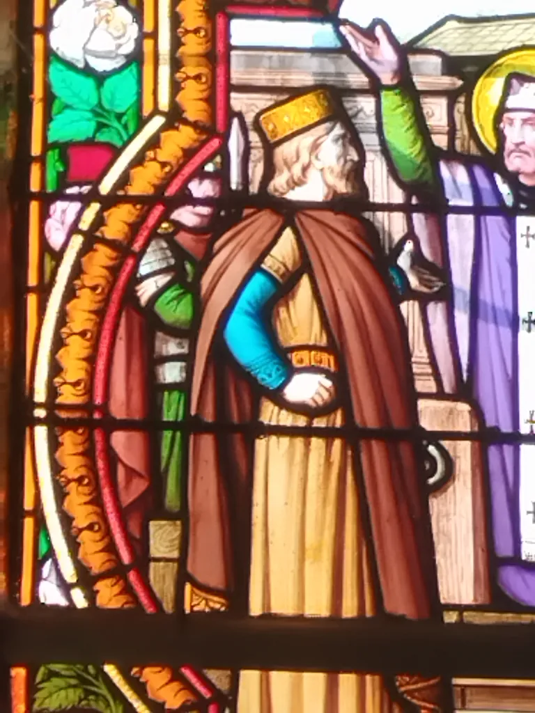 Vitrail Baie 8 : Martyre de St Eugène dans l'Église Notre-Dame de Litteau