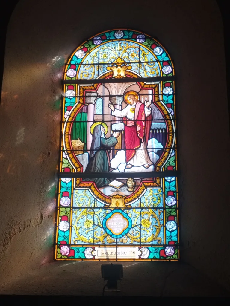 Vitrail Baie 10 dans l'Église Notre-Dame de Litteau