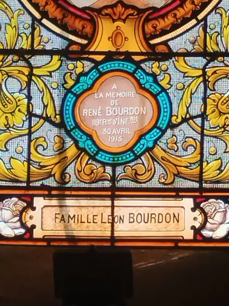 Vitrail Baie 10 dans l'Église Notre-Dame de Litteau