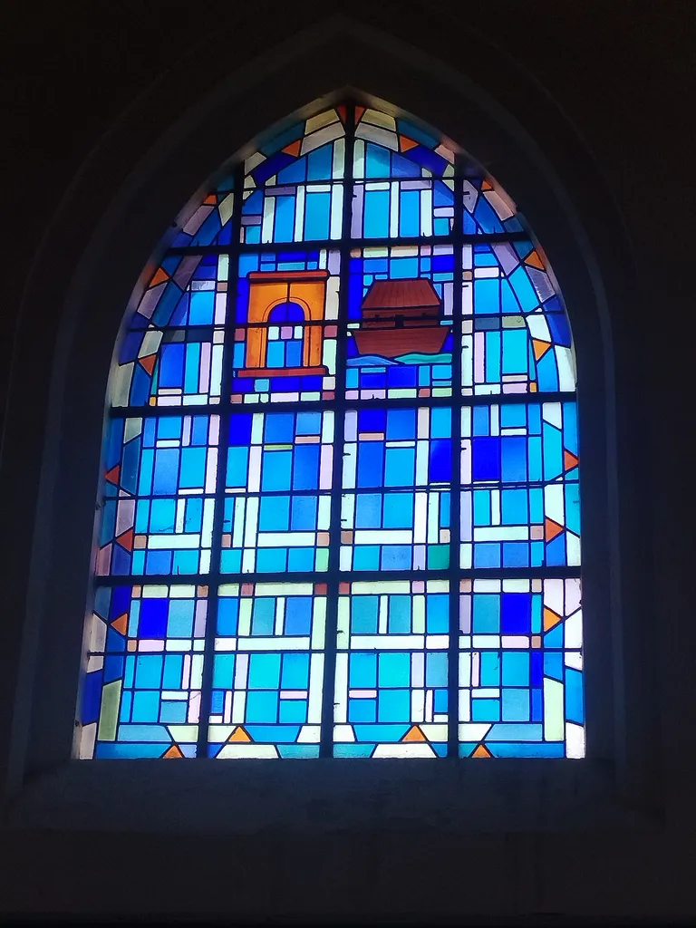 Vitrail Baie 5 de l'Église de la Nativité-de-Notre-Dame à Hérouvillette