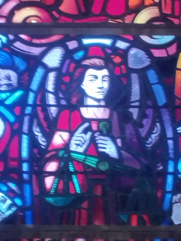 Vitrail Baie 00 : Le Jugement dernier dans la Chapelle Saint-Joseph du Hôme à Varaville